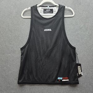 Moolah Women's Black Basketball Mesh Practice Tank Top Size L
